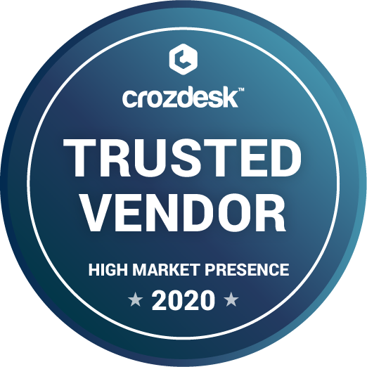 Crozdesk Trusted Vendor Award 2020