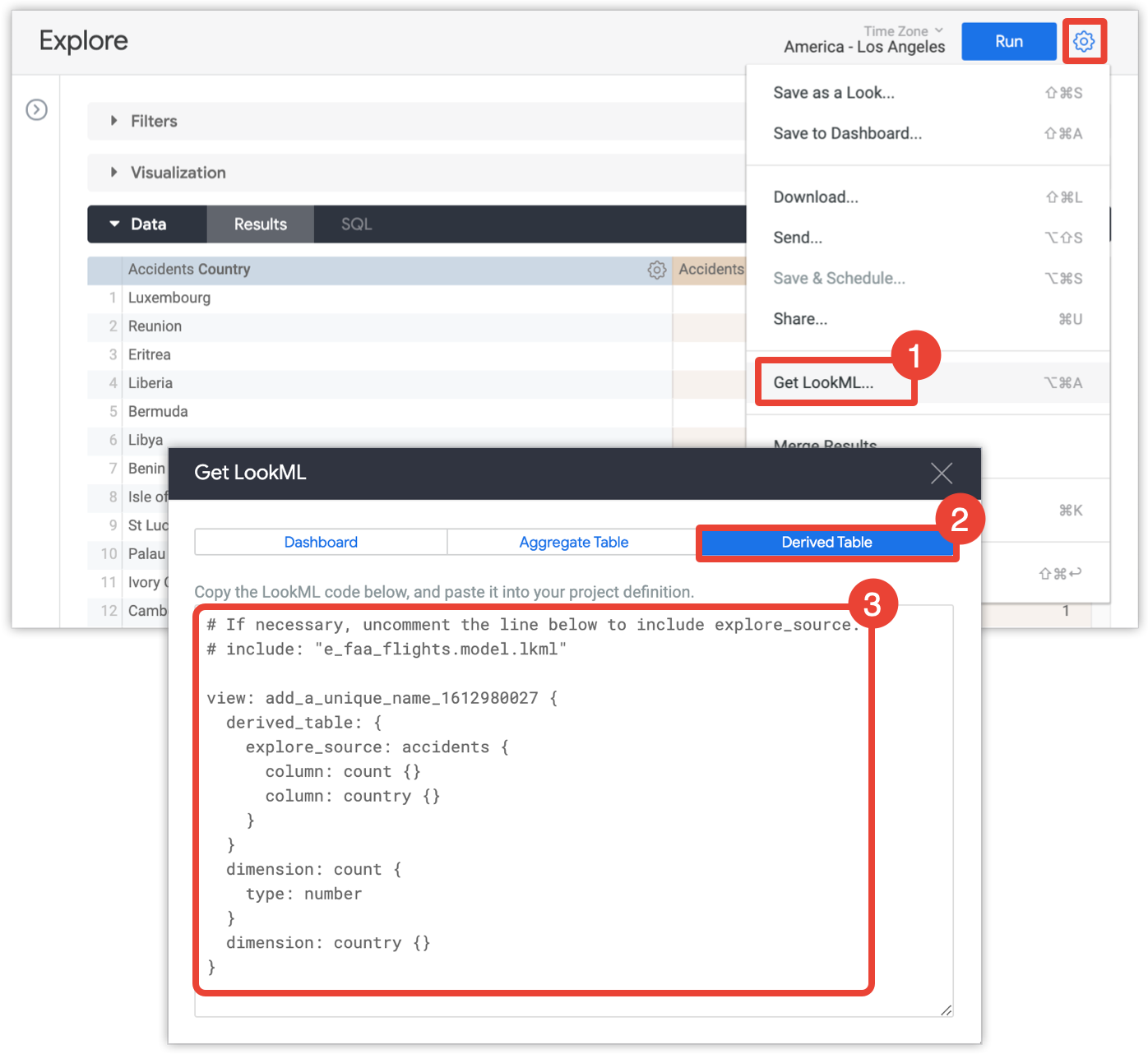 Looker Derived Tables